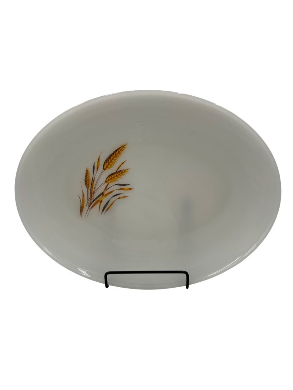 Vintage Fire King Wheat Sheaf Oval Serving Platter